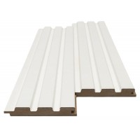 MDF Panel με 3D Πηχάκια 502040 Beat ST 16/119/2750mm White